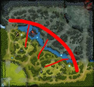 Dota 2 Map Dominance trough Wards