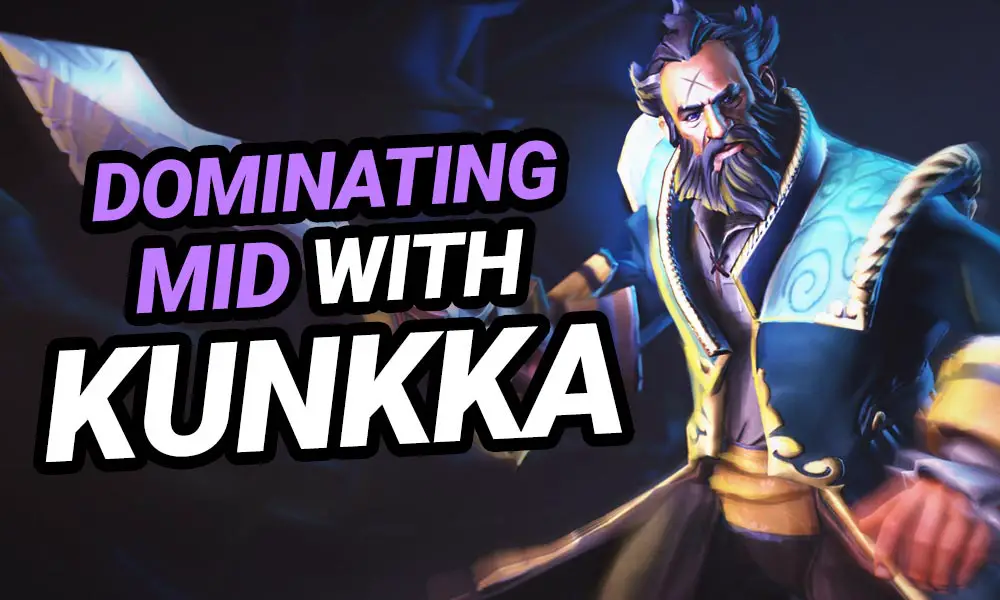 Dota 2 Kunkka Hero Guide High Crit Kunkka Dominating The Mid Lane