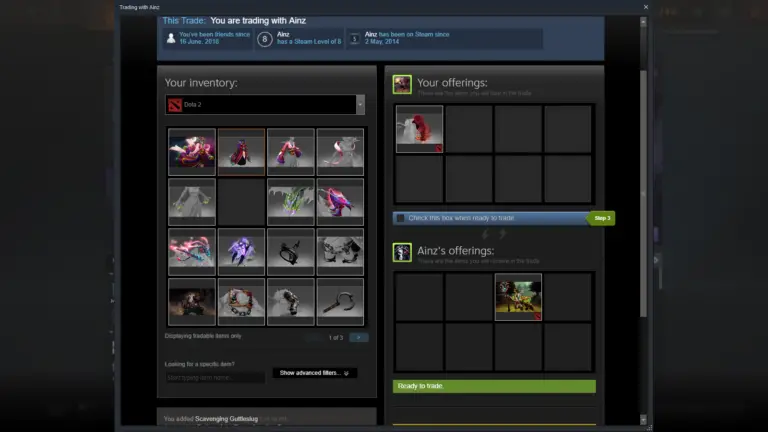 Как запустить inventory changer dota 2