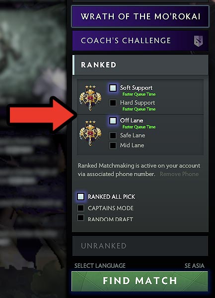 New Dota 2 Ranked Roles Core And Support Mmr