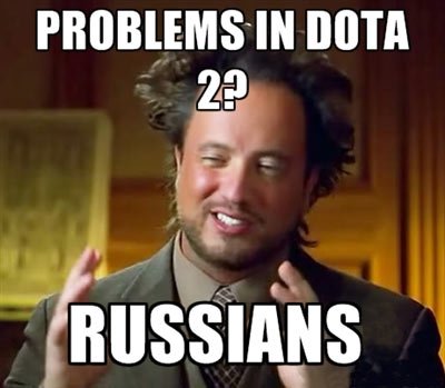 Dota 2 Russians Funny